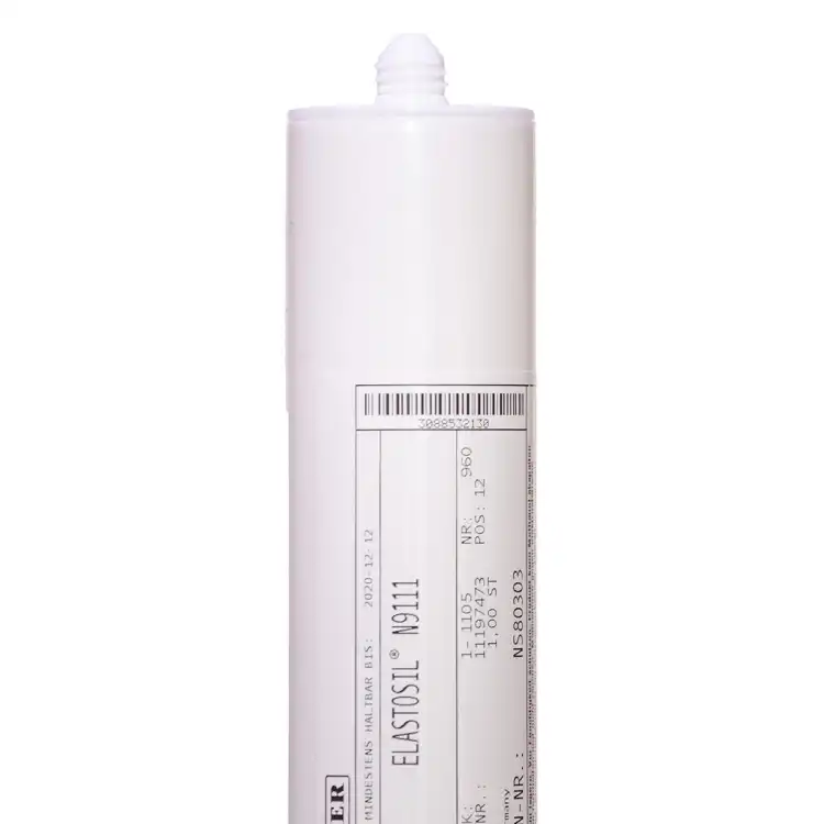 WACKER ELASTOSIL N9111 WHITE 310ml – tiksotropowy biały silikon do klejenia i uszczelniania w zastosowaniach przemysłowych – zdjęcie 3