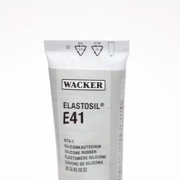 WACKER ELASTOSIL E41 TF 90ml – przezroczysty silikon klejąco-uszczelniający do elektroniki i montażu, Shore A 40 – zdjęcie 5