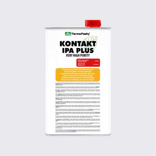 KONTAKT IPA PLUS 1l – środek do czyszczenia i odtłuszczania powierzchni oraz elektroniki na bazie alkoholu izopropylowego (IPA)