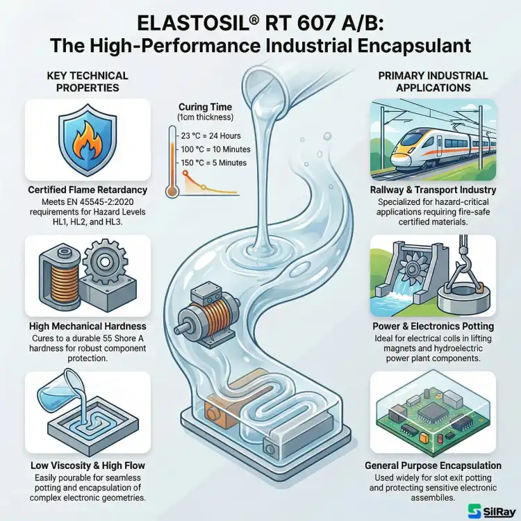 WACKER ELASTOSIL RT 607 A/B 30kg – silikon do zalewania elektroniki i ochrony komponentów, Shore A 55 – zdjęcie 4