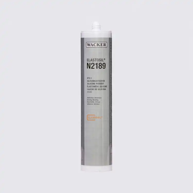 WACKER ELASTOSIL N2189 310ml – czarny silikon RTV-1, UL94 do uszczelniania i klejenia, Shore A 45