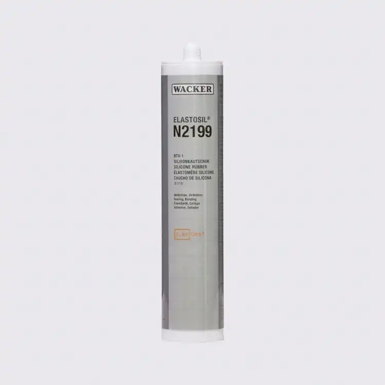 WACKER ELASTOSIL N2199 310ml – silikon do klejenia i uszczelniania w zastosowaniach technicznych, MIL-A-46146, Shore A 30