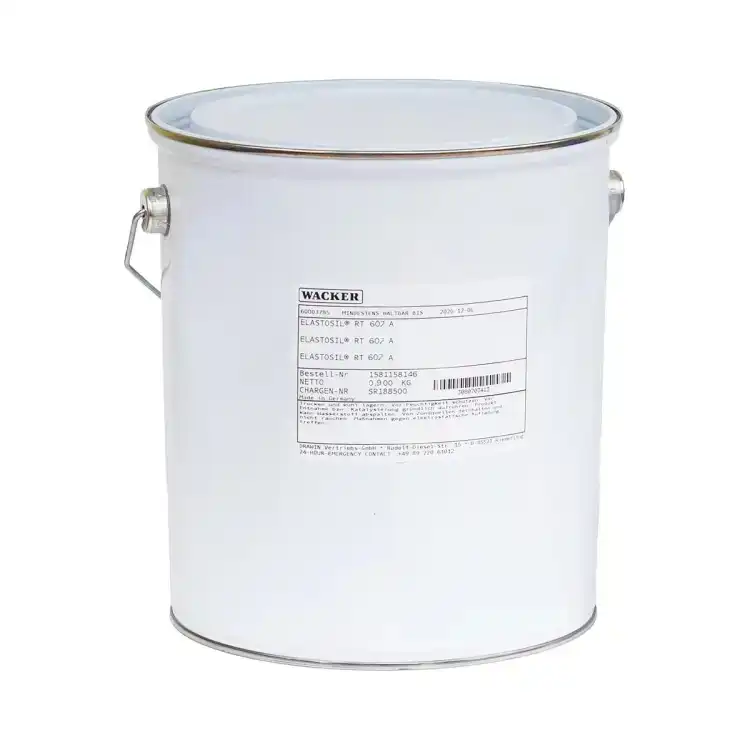 WACKER ELASTOSIL RT 601 A/B 1kg – przezroczysty silikon do zalewania elektroniki i odlewania, Shore A 45 – opakowanie zestawu A/B