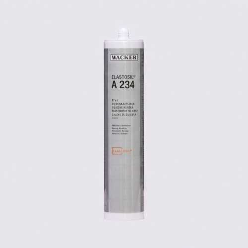WACKER ELASTOSIL A234 310ml – biały, płynny silikon klejąco-uszczelniający do zastosowań wysokotemperaturowych, Shore A 35