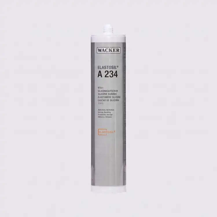 WACKER ELASTOSIL A234 310ml – biały, płynny silikon klejąco-uszczelniający do zastosowań wysokotemperaturowych, Shore A 35